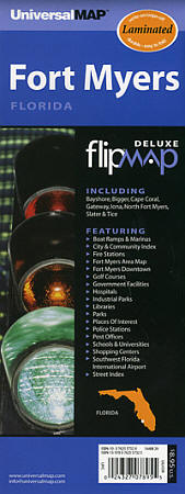 Fort Myers "Flipmap" Florida, America.