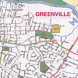 Greenville and Pitt County, North Carolina, America.