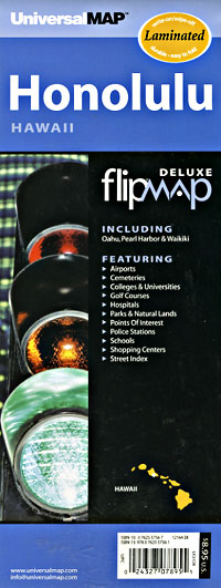 Honolulu "Flipmap" Hawaii, America.
