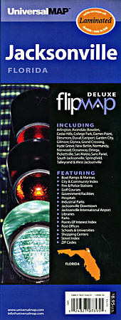 Jacksonville "Flipmap" Florida, America.