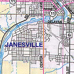 Janesville and Beloit, Wisconsin, America.