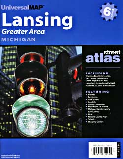 Lansing "Greater" Street ATLAS, Michigan, America.