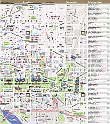 Washington DC City Street Maps | Detailed, Travel, Tourist