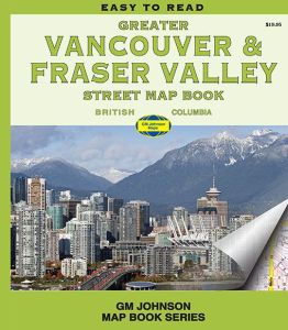 Vancouver & Fraser Valley Street ATLAS, British Columbia, Canada.