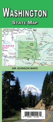 Washington State Road and Tourist Map, America.