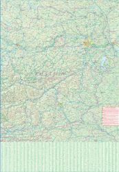 Austria Road and Physical Travel Reference Map.