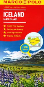 Iceland and Faroe Island Road and Tourist Map. Marco Polo edition.