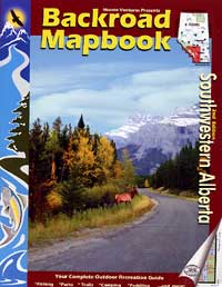 Alberta, Southwestern Map Book, Road and Recreation ATLAS, Canada.