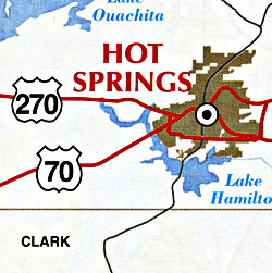 Hot Springs, Arkansas, America.