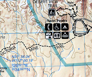 Organ Pipe Cactus National Monument, Road and Recreation Map.