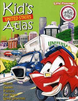 United States Kids Interstate Road and Tourist ATLAS.
